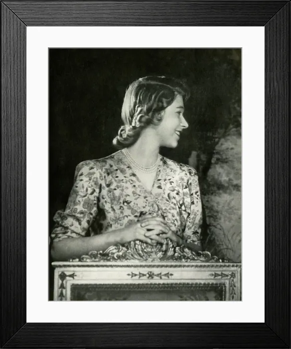 Framed Print : Birthday Portrait - 21st April, 1944, 1947. Creator: Unknown Framed Print : Birthday Portrait - 21st April, 1944, 1947. Creator: Unknown