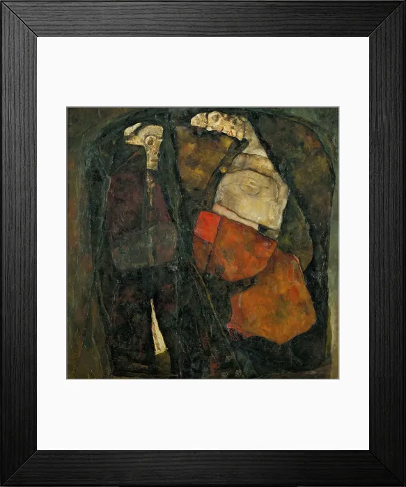 Framed Print : Pregnant Woman and Death (Mother and Death), 1911. Creator: Schiele, Egon (1890-1918) Framed Print : Pregnant Woman and Death (Mother and Death), 1911. Creator: Schiele, Egon (1890-1918)
