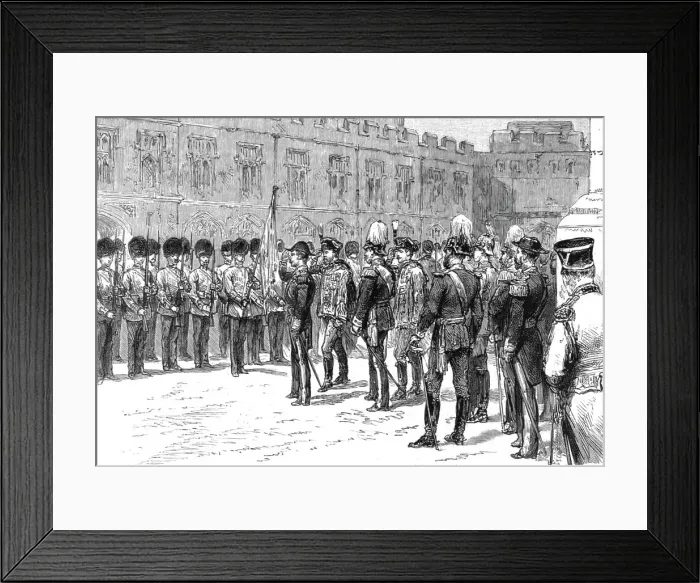 Framed Print : The Marriage of HRH Princess Louise of Schleswig-Holstein and HH Prince Aribert of Anhalt, 1891. Creator: Unknown Framed Print : The Marriage of HRH Princess Louise of Schleswig-Holstein and HH Prince Aribert of Anhalt, 1891. Creator: Unknown
