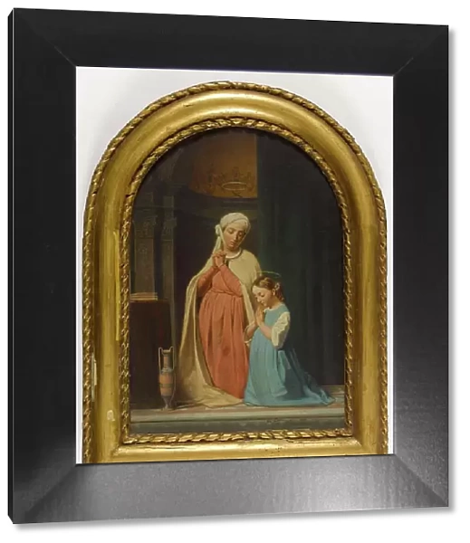 Childhood of the Virgin, 1842. Creator: Edouard Cibot