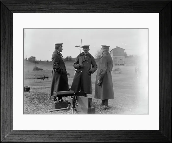 Framed Print : Army, U.S. Machine Gun Tests, 1918. Creator: Harris & Ewing. Army, U.S. Machine Gun Tests, 1918. Creator: Harris & Ewing Framed Print : Army, U.S. Machine Gun Tests, 1918. Creator: Harris & Ewing. Army, U.S. Machine Gun Tests, 1918. Creator: Harris & Ewing