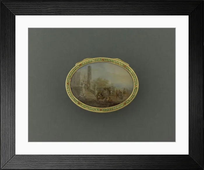 Framed Print : Box, between 1779 and 1780. Creators: Louis-Joachim Colmet de Coutry, Edme Charles de Lioux de Savignac Framed Print : Box, between 1779 and 1780. Creators: Louis-Joachim Colmet de Coutry, Edme Charles de Lioux de Savignac