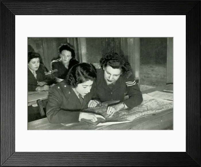 Framed Print : Training to be an A.T.S. Officer - April, 1945, 1947. Creator: Unknown Framed Print : Training to be an A.T.S. Officer - April, 1945, 1947. Creator: Unknown