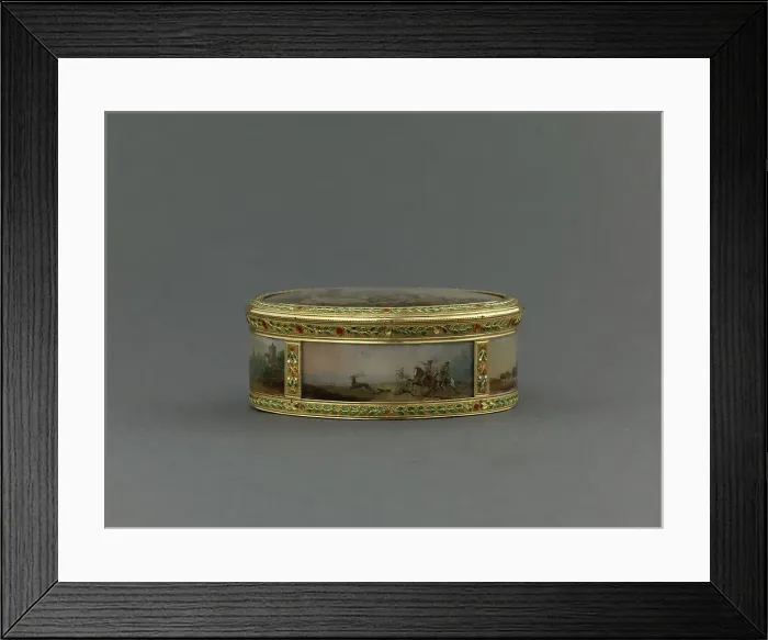 Framed Print : Box, between 1779 and 1780. Creators: Louis-Joachim Colmet de Coutry, Edme Charles de Lioux de Savignac Framed Print : Box, between 1779 and 1780. Creators: Louis-Joachim Colmet de Coutry, Edme Charles de Lioux de Savignac