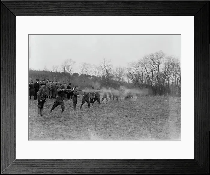 Framed Print : Army, U.S. Machine Gun Tests, 1918. Creator: Harris & Ewing. Army, U.S. Machine Gun Tests, 1918. Creator: Harris & Ewing Framed Print : Army, U.S. Machine Gun Tests, 1918. Creator: Harris & Ewing. Army, U.S. Machine Gun Tests, 1918. Creator: Harris & Ewing