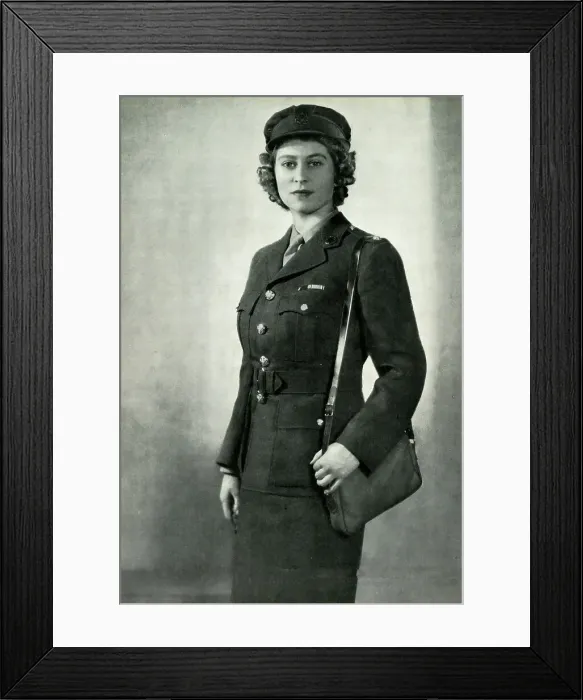 Framed Print : Second Subaltern in A.T.S. - 1945, 1947. Creator: Unknown Framed Print : Second Subaltern in A.T.S. - 1945, 1947. Creator: Unknown