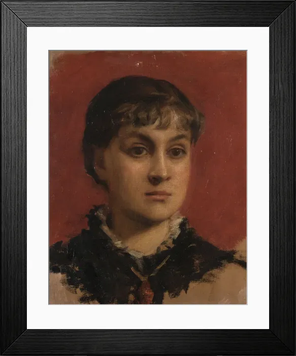 Framed Print : Portrait of Jacqueline Comerre-Paton, 1881. Creator: Leon Francois Comerre Framed Print : Portrait of Jacqueline Comerre-Paton, 1881. Creator: Leon Francois Comerre