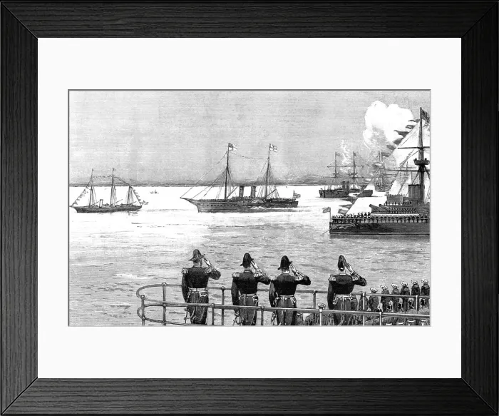 Framed Print : The Marriage of HRH Princess Louise of Schleswig-Holstein and HH Prince Aribert of Anhalt, 1891. Creator: Unknown Framed Print : The Marriage of HRH Princess Louise of Schleswig-Holstein and HH Prince Aribert of Anhalt, 1891. Creator: Unknown