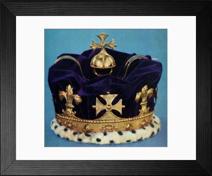 Framed Print : Prince of Wales's Crown, 1962. Creator: Unknown Framed Print : Prince of Wales's Crown, 1962. Creator: Unknown