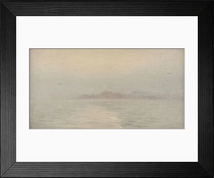 Framed Print : Mist over the sea, c.1911. Creator: Henry Brokman Framed Print : Mist over the sea, c.1911. Creator: Henry Brokman