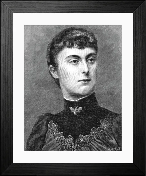 Framed Print : The Marriage of HRH Princess Louise of Schleswig-Holstein and HH Prince Aribert of Anhalt, 1891. Creator: Unknown Framed Print : The Marriage of HRH Princess Louise of Schleswig-Holstein and HH Prince Aribert of Anhalt, 1891. Creator: Unknown