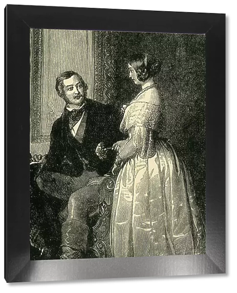 Her Majesty The Queen, and the Prince Consort, c1841, (c1897). Creator: Unknown