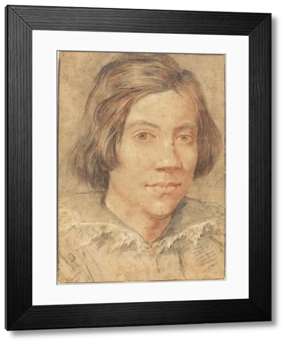 Framed Print : Portrait of a Young Man, c. 1615. Creator: Gian Lorenzo Bernini Framed Print : Portrait of a Young Man, c. 1615. Creator: Gian Lorenzo Bernini