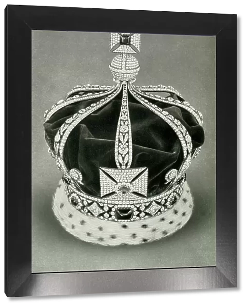 Crown worn by George V at the Delhi Durbar in 1911, 1962. Creator: Unknown