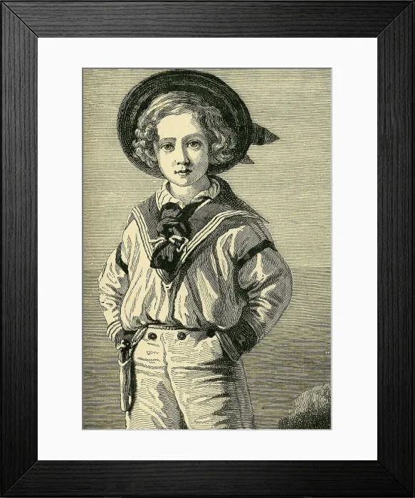Framed Print : The Prince of Wales at the Age of Six, 1840s, (c1897). Creator: Unknown Framed Print : The Prince of Wales at the Age of Six, 1840s, (c1897). Creator: Unknown