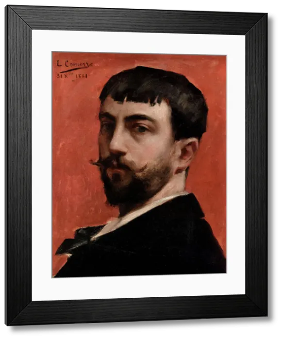 Framed Print : Self-portrait, 31–12–1881. Creator: Leon Francois Comerre Framed Print : Self-portrait, 31–12–1881. Creator: Leon Francois Comerre