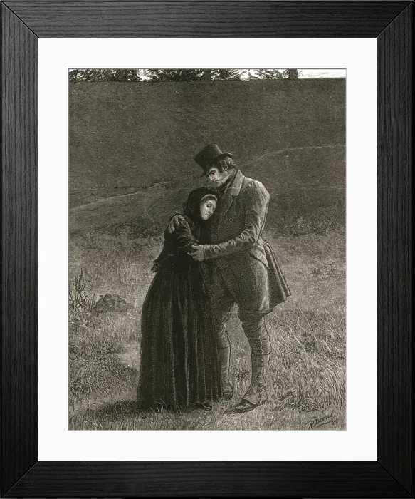 Framed Print : The Mayor of Casterbridge, by Thomas Hardy. I don't drink now, 1886. Creator: Robert Barnes