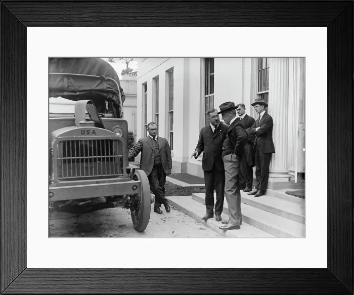 Framed Print : Army, U.S. Motor Truck Inspection, 1917. Creator: Harris & Ewing. Army, U.S. Motor Truck Inspection, 1917. Creator: Harris & Ewing Framed Print : Army, U.S. Motor Truck Inspection, 1917. Creator: Harris & Ewing. Army, U.S. Motor Truck Inspection, 1917. Creator: Harris & Ewing