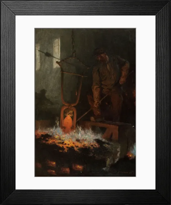 Framed Print : The Glassmaker, 1893. Creator: Fernand Cormon Framed Print : The Glassmaker, 1893. Creator: Fernand Cormon