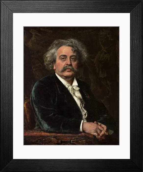 Framed Print : Portrait of Carrier-Belleuse, 1877. Creator: Fernand Cormon Framed Print : Portrait of Carrier-Belleuse, 1877. Creator: Fernand Cormon