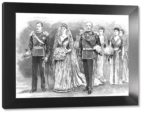 The Marriage of HRH Princess Louise of Schleswig-Holstein and HH Prince Aribert of Anhalt, 1891. Creator: Unknown