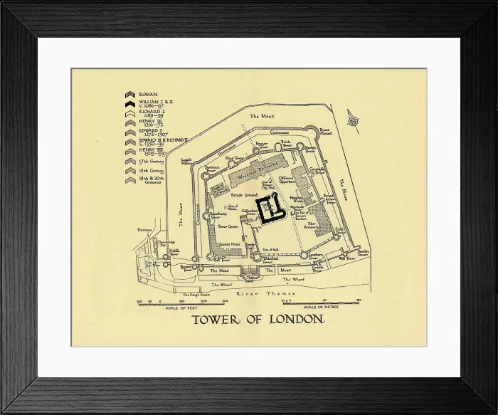 Framed Print : Tower of London, 1961. Creator: Unknown Framed Print : Tower of London, 1961. Creator: Unknown