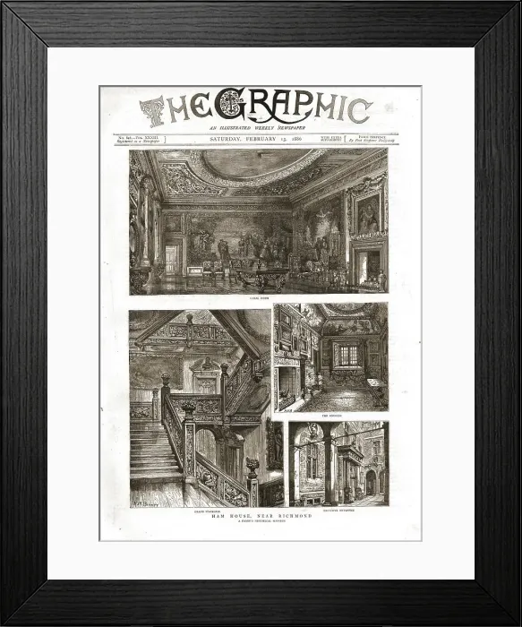 Framed Print : The Graphic, Front Cover February 13th. 1886, 1886. Creator: Unknown Framed Print : The Graphic, Front Cover February 13th. 1886, 1886. Creator: Unknown