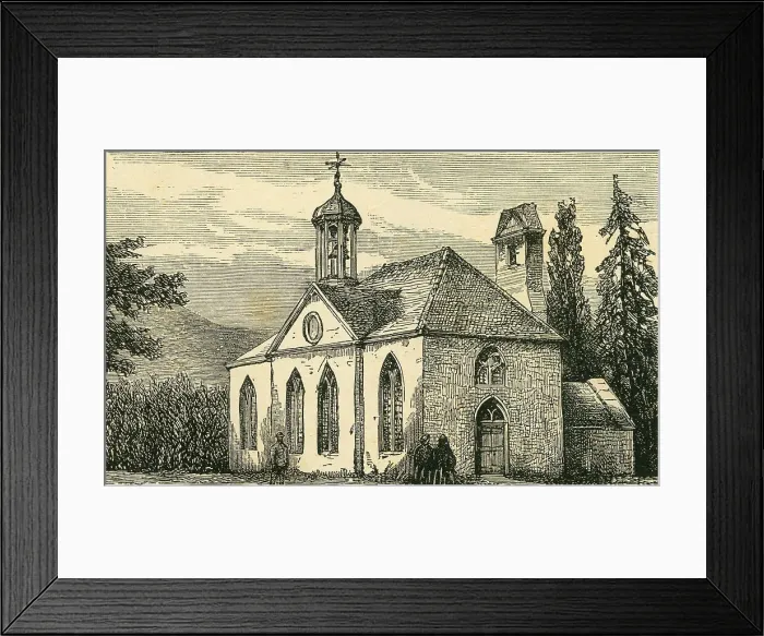 Framed Print : Old Crathie Church, Balmoral: Now The Site of the New Church, c1897. Creator: Unknown Framed Print : Old Crathie Church, Balmoral: Now The Site of the New Church, c1897. Creator: Unknown
