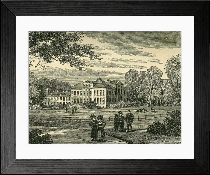Framed Print : Kensington Palace, Where The Queen Was Born, As It Appeared in 1831, (c1897). Creator: Unknown Framed Print : Kensington Palace, Where The Queen Was Born, As It Appeared in 1831, (c1897). Creator: Unknown