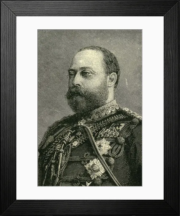 Framed Print : The Prince of Wales, c1897. Creator: Unknown Framed Print : The Prince of Wales, c1897. Creator: Unknown
