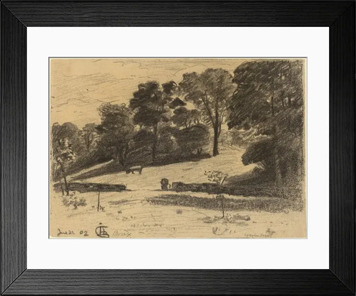 Framed Print : The Bronx, 1902. Creator: Oscar Bluemner Framed Print : The Bronx, 1902. Creator: Oscar Bluemner
