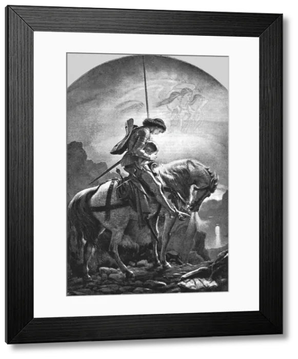 Framed Print : Sir Galahad and the Vision of the Holy Grael, after Sir Noel Paton, RSA, 1891. Creator: Unknown. Sir Galahad and the Vision of the Holy Grael, after Sir Noel Paton, RSA, 1891. Creator: Unknown Framed Print : Sir Galahad and the Vision of the Holy Grael, after Sir Noel Paton, RSA, 1891. Creator: Unknown. Sir Galahad and the Vision of the Holy Grael, after Sir Noel Paton, RSA, 1891. Creator: Unknown