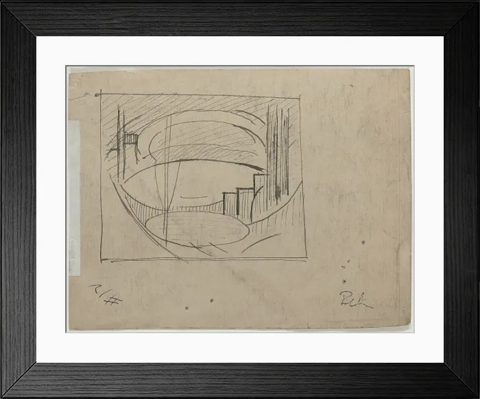 Framed Print : Study for Soho (verso), 1919. Creator: Oscar Bluemner. Study for Soho (verso), 1919. Creator: Oscar Bluemner Framed Print : Study for Soho (verso), 1919. Creator: Oscar Bluemner. Study for Soho (verso), 1919. Creator: Oscar Bluemner