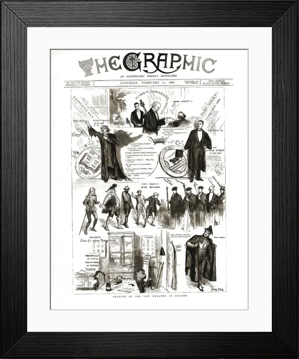 Framed Print : The Graphic, Front Cover February 27th. 1886, 1886. Creator: Unknown Framed Print : The Graphic, Front Cover February 27th. 1886, 1886. Creator: Unknown