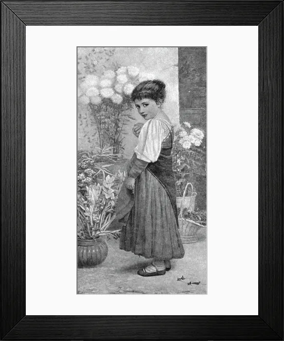 Framed Print : Pictures of the Year - VI. A Flower Merchant'; after Kate Perugini, 1891. Creator: Unknown. Pictures of the Year - VI. A Flower Merchant'; after Kate Perugini, 1891. Creator: Unknown Framed Print : Pictures of the Year - VI. A Flower Merchant'; after Kate Perugini, 1891. Creator: Unknown. Pictures of the Year - VI. A Flower Merchant'; after Kate Perugini, 1891. Creator: Unknown
