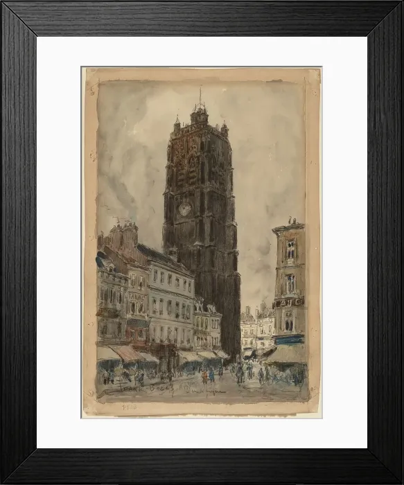 Framed Print : Dunkerque, early 1920s. Creator: Frank Myers Boggs Framed Print : Dunkerque, early 1920s. Creator: Frank Myers Boggs
