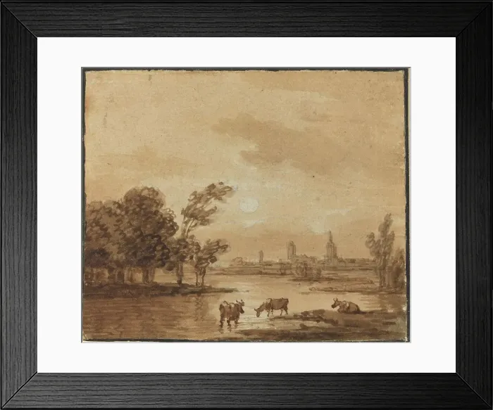 Framed Print : Landscape. Creator: Anthonie van Borssom Framed Print : Landscape. Creator: Anthonie van Borssom