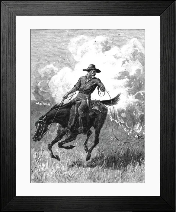 Framed Print : The Strike of the Sheep Shearers in Australia; A Striker's idea of Argument, 1891 Framed Print : The Strike of the Sheep Shearers in Australia; A Striker's idea of Argument, 1891