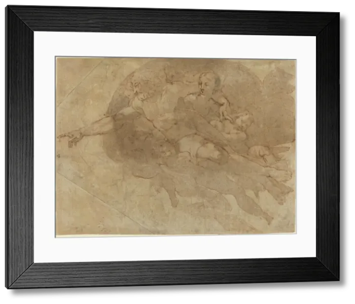 Framed Print : God the Father in Glory. Creator: Andrea Boscoli Framed Print : God the Father in Glory. Creator: Andrea Boscoli