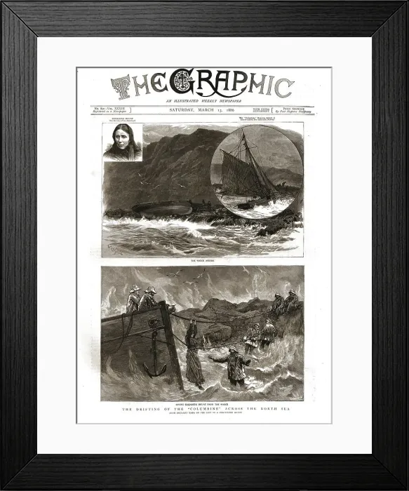 Framed Print : The Graphic, Front Cover March 13th.1886, 1886. Creator: Unknown Framed Print : The Graphic, Front Cover March 13th.1886, 1886. Creator: Unknown