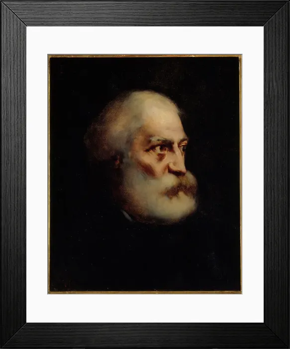 Framed Print : Portrait of Félix Pyat (1810-1889), journalist and politician, 1888. Creator: Edouard Chantalat Framed Print : Portrait of Félix Pyat (1810-1889), journalist and politician, 1888. Creator: Edouard Chantalat