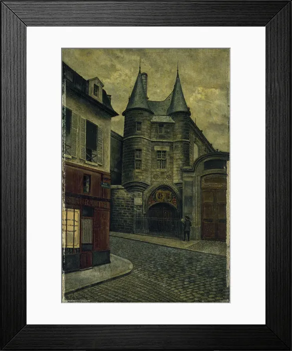 Framed Print : Gate of l'Hotel de Clisson, rue des Archives, 1898. Creator: Henri Chapelle Framed Print : Gate of l'Hotel de Clisson, rue des Archives, 1898. Creator: Henri Chapelle