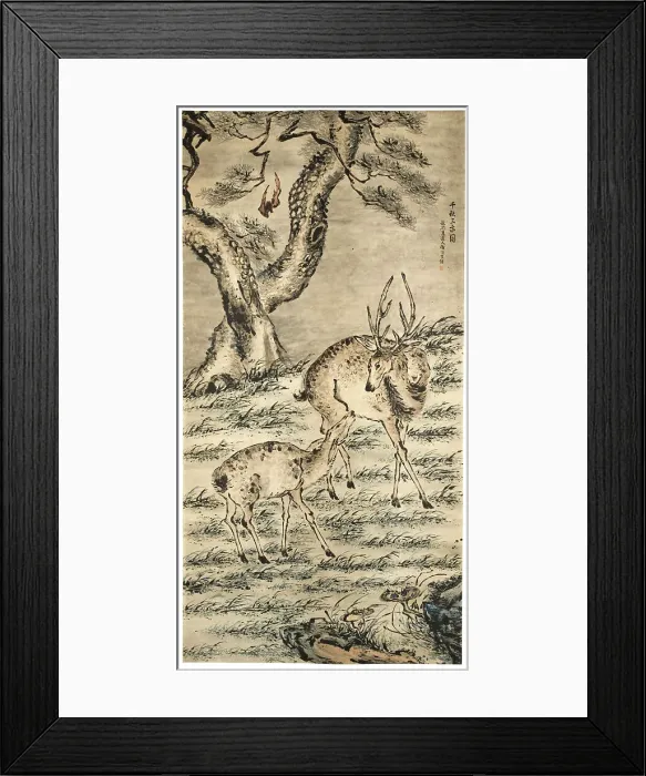 Framed Print : Painting of a thousand Autumns, 206. Creator: Gao Qipei Framed Print : Painting of a thousand Autumns, 206. Creator: Gao Qipei