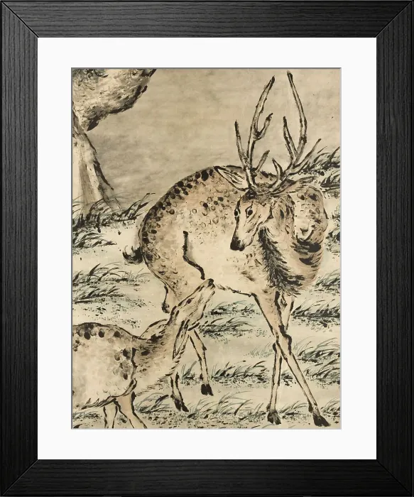Framed Print : Painting of a thousand Autumns, 206. Creator: Gao Qipei Framed Print : Painting of a thousand Autumns, 206. Creator: Gao Qipei