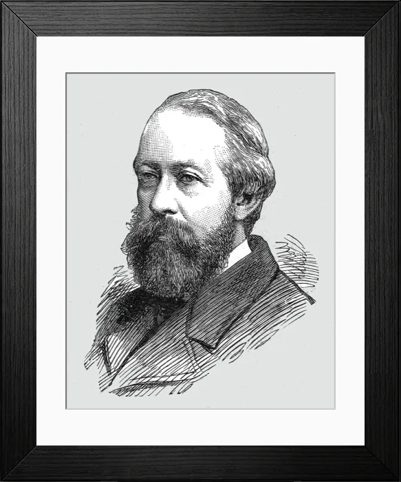 Framed Print : The Late Right Hon Henry Cecil Raikes, MP, Post-Master General, 1838-1891. 1891. Creator: Unknown Framed Print : The Late Right Hon Henry Cecil Raikes, MP, Post-Master General, 1838-1891. 1891. Creator: Unknown
