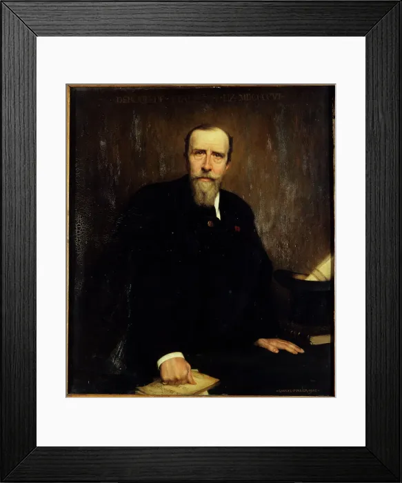 Framed Print : Portrait of Paul Toutléde (1846-1914), politician and writer, 1906. Creator: Gabriel Ferrier Framed Print : Portrait of Paul Toutléde (1846-1914), politician and writer, 1906. Creator: Gabriel Ferrier