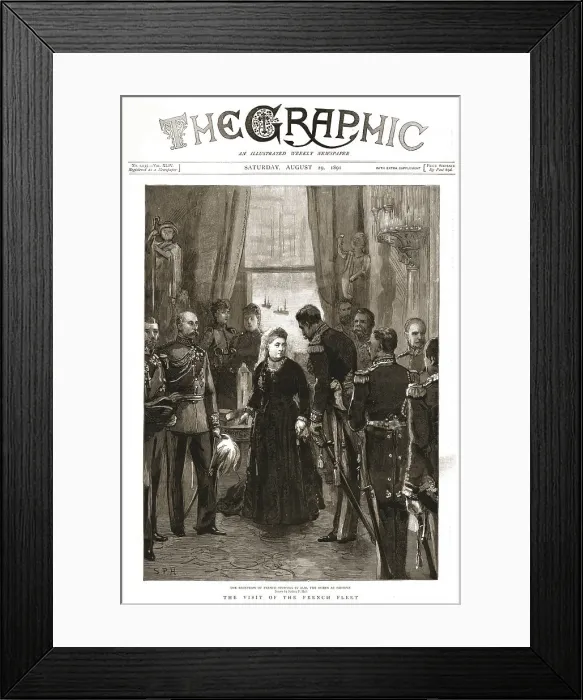 Framed Print : The Graphic, Front Cover Saturday, August 29, 1891, 1891. Creator: Sydney Prior Hall Framed Print : The Graphic, Front Cover Saturday, August 29, 1891, 1891. Creator: Sydney Prior Hall