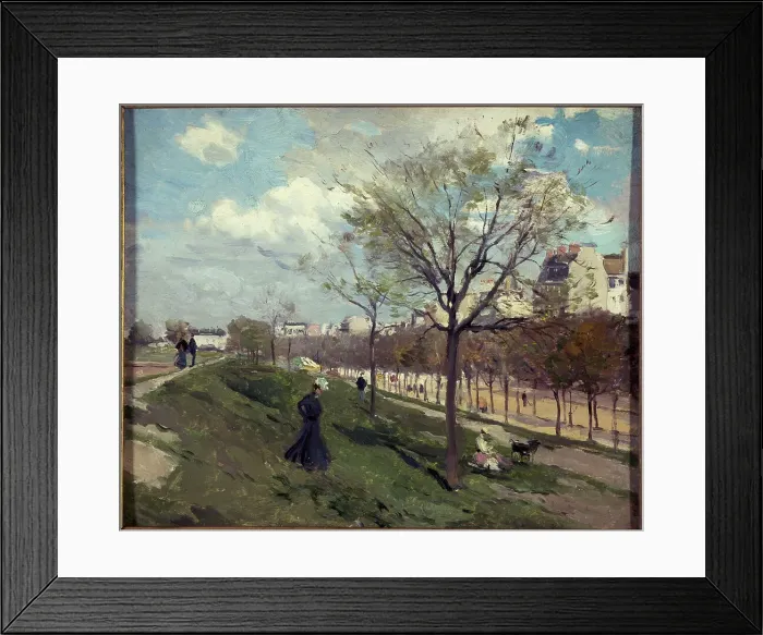 Framed Print : Fortifications, boulevard Gouvion-Saint-Cyr, c1902. Creator: Ferdinand Louis Marks Framed Print : Fortifications, boulevard Gouvion-Saint-Cyr, c1902. Creator: Ferdinand Louis Marks