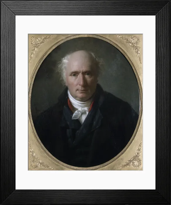 Framed Print : Portrait of Louis-Jérome Gohier (1746-1830), 1802. Creator: Jacques Augustin Pajou Framed Print : Portrait of Louis-Jérome Gohier (1746-1830), 1802. Creator: Jacques Augustin Pajou