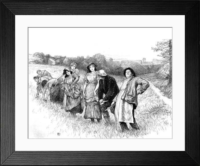 Framed Print : Scene from Tess of the D'Urbervilles, by Thomas Hardy, 1891. Creator: Hubert von Herkomer. Scene from Tess of the D'Urbervilles, by Thomas Hardy, 1891. Creator: Hubert von Herkomer Framed Print : Scene from Tess of the D'Urbervilles, by Thomas Hardy, 1891. Creator: Hubert von Herkomer. Scene from Tess of the D'Urbervilles, by Thomas Hardy, 1891. Creator: Hubert von Herkomer